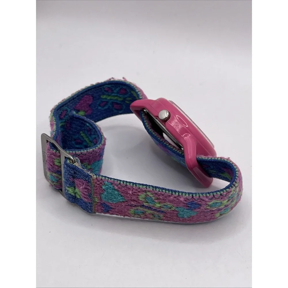 Timex Time Machines Kids‎ Watch Elastic Band Pink Case T89001- New Battery - Picture 5 of 6